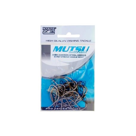 ANZOL MUTSU BLACKNICKEL 5/0 - MARINE SPORTS