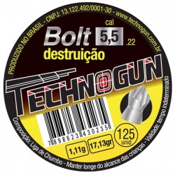 CHUMBINHO BOLT 5,5MM C/ 125 UN