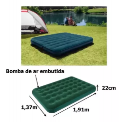 COLCHAO INFLAVEL CASAL COM FOLE - KALA