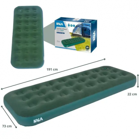 COLCHAO INFLAVEL SOLTEIRO COM FOLE - KALA