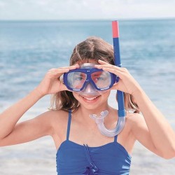 Kit de mergulho Freestyle Bestway com máscara e snorkel AZUL