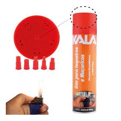 Refil de Gás p/ Isqueiros e Maçaricos 180gr - Kala