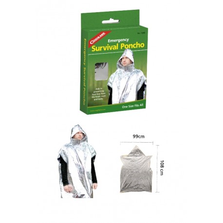 PONCHO ALUMINIZADO DE EMERGÊNCIA - TRILHAS E RUMOS