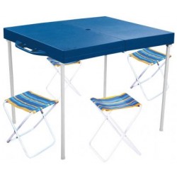 MESA PRÁTICA COM BANQUETAS - MOR
