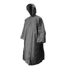 Poncho cinza, Tamanho - G